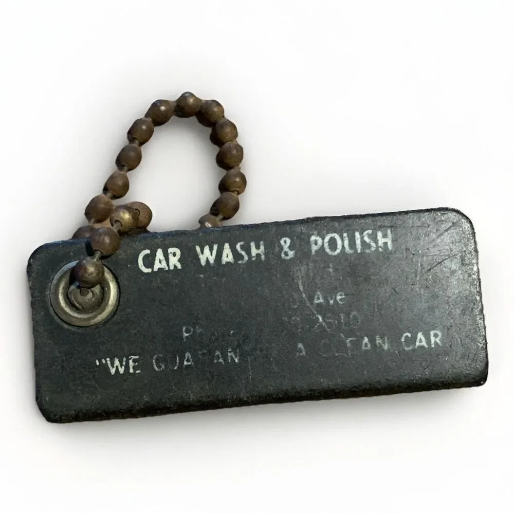 My Little Black Book Keychain Vintage - Blank Pages Inside Place for Names & #